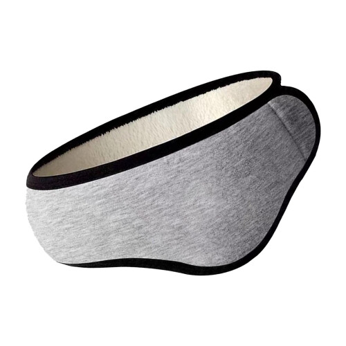 (Grey) Schalldämpfende Schlaf-Ohrschützer winterwarm 2