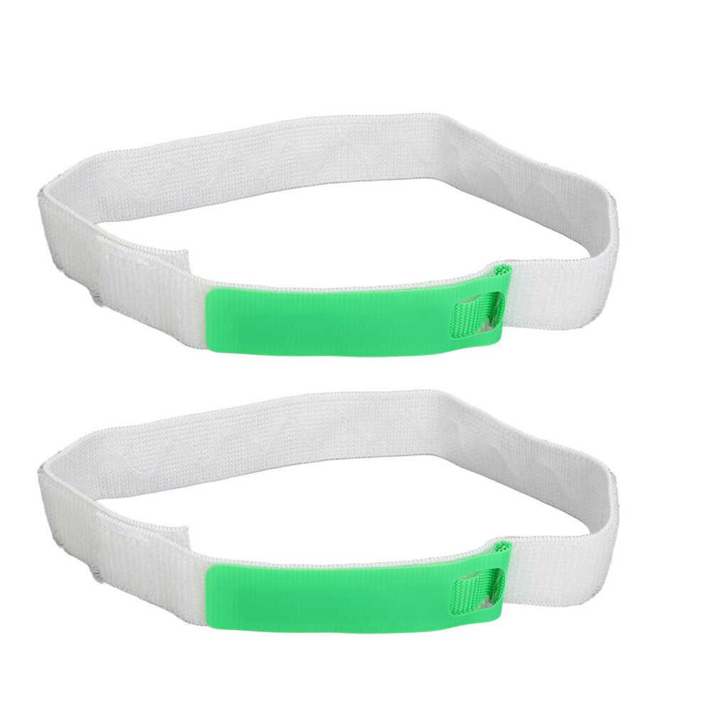 Green 2Pcs Catheter Leg Strap Urinary Drainage Holder