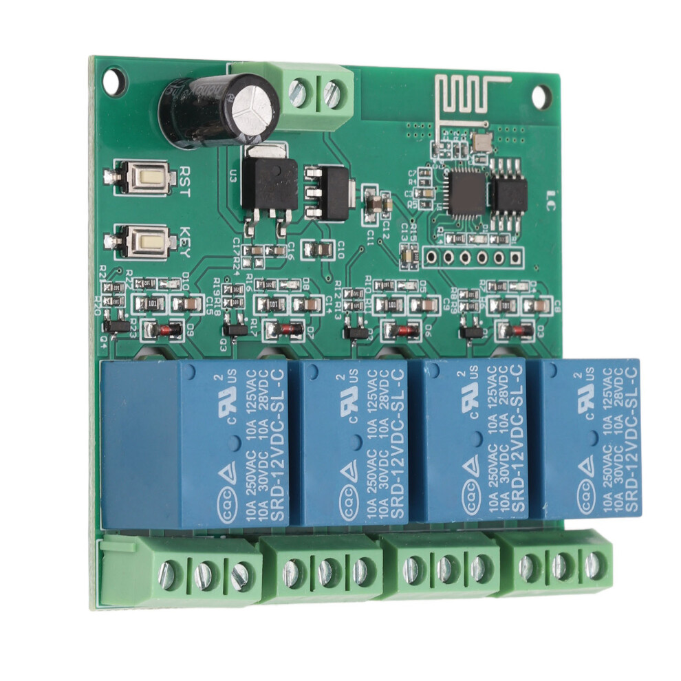 Esp8266 Wifi Relay Module 4-Channel Dc12v Wireless Switch Control 8731356740402