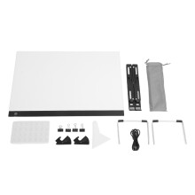 A2 LED Light Board USB Adjustable Brightness Storage Clip