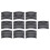(Black) 30 Pairs Reusable Black Eyelash Lift Rods 1