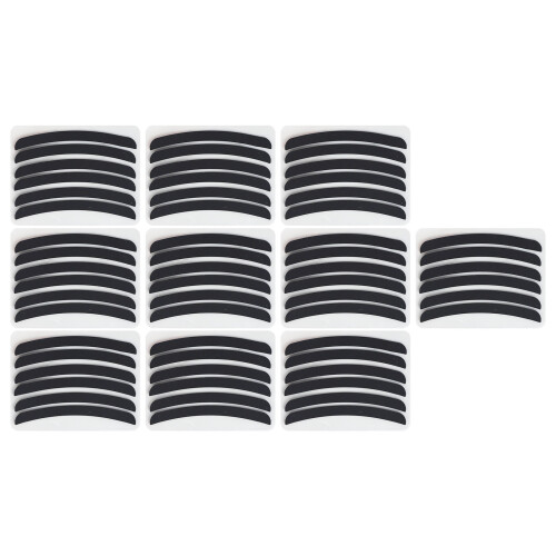 (Black) 30 Pairs Reusable Black Eyelash Lift Rods