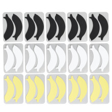 15 Paar Silikon-Wimpern-Pads 3 Farben