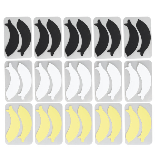 15 Paar Silikon-Wimpern-Pads 3 Farben
