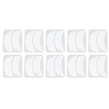 (White) 10x Silicone Under Eye Pads White