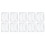 (White) 10x Silicone Under Eye Pads White 1