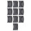 (Black) 30 Pairs Reusable Black Eyelash Lift Rods 2