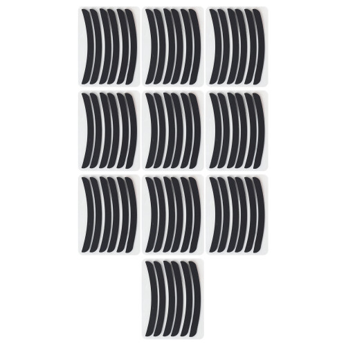 (Black) 30 Pairs Reusable Black Eyelash Lift Rods 1