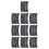 (Black) 30 Pairs Reusable Black Eyelash Lift Rods 3