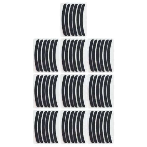 (Black) 30 Pairs Reusable Black Eyelash Lift Rods 2