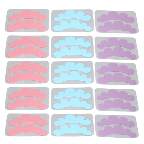 15x Silicone Cloud Eyelash Pads