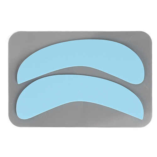 (Blue) 10x Silicone Half Moon Pads Blue 1