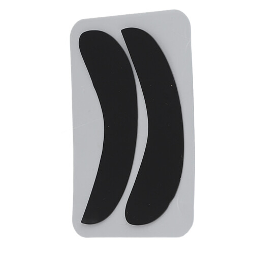 (Black) 10x Silicone Half Moon Pads Blue 2