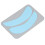 (Blue) 10x Silicone Half Moon Pads Blue 4