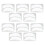 (White) 10x Silicone Under Eye Pads White 4