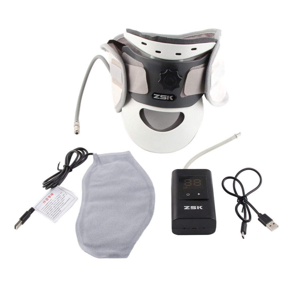 (Electric Inflatable Model) Inflatable Heating Cervical Neck Traction Device Adjustable Stretcher