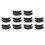 (Black) 10x Silicone Under Eye Pads White 3