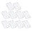 (White) 10x Silicone Under Eye Pads White 2