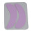 (Purple) 10x Silicone Half Moon Pads Blue 4
