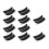 (Black) 10x Silicone Under Eye Pads White 4