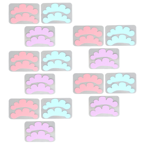 15x Silicone Cloud Eyelash Pads 2