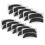 (Black) 10x Silicone Under Eye Pads White 5