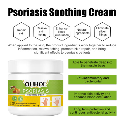 OUHOE Psoriasis Relief Cream 30g 2