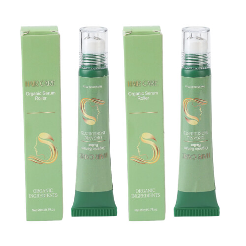 Bio-Haarserum mit Roller: Feuchtigkeit & Volumen