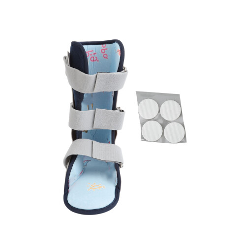 (Left Foot L) Kids Ankle Brace Breathable Adjustable Walking Boot L