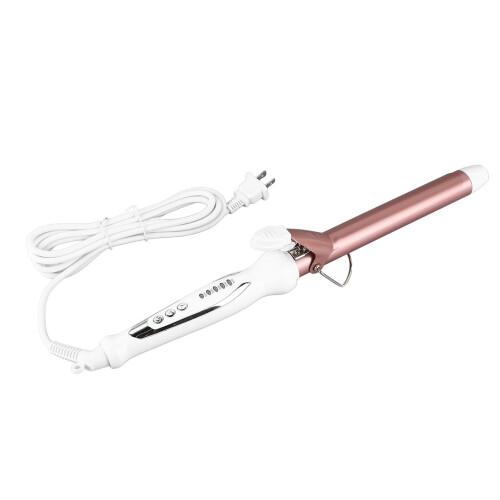 (Rose Gold) Adjustable Black Ceramic Curling Iron 107 2
