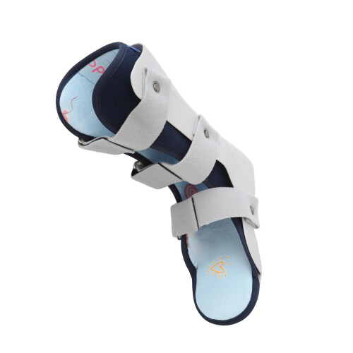 (Right Foot L) Kids Ankle Brace Breathable Adjustable Walking Boot L 1