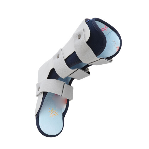 (Left Foot L) Kids Ankle Brace Breathable Adjustable Walking Boot L 1