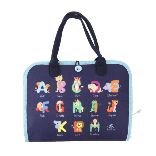 Dressing Learning Bag with Tie, Laces & Buckle