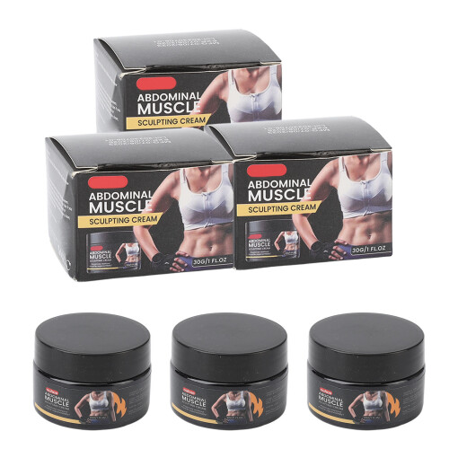 Bauchmuskel-Creme straffend formend 30g 3er-Pack