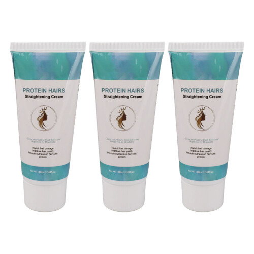 3 Stk 60ml Protein Haarsträhmencreme Nährendes Balsam 1