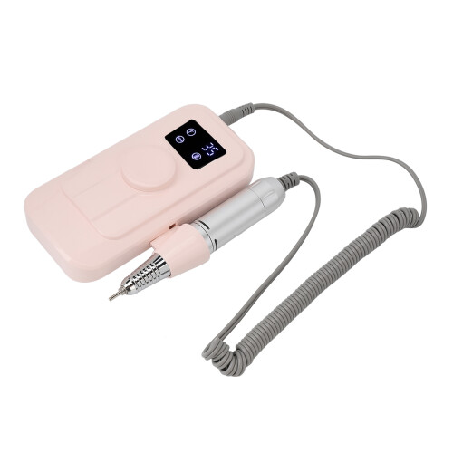(Pink) Tragbare wiederaufladbare Nagelfeile weiß 2