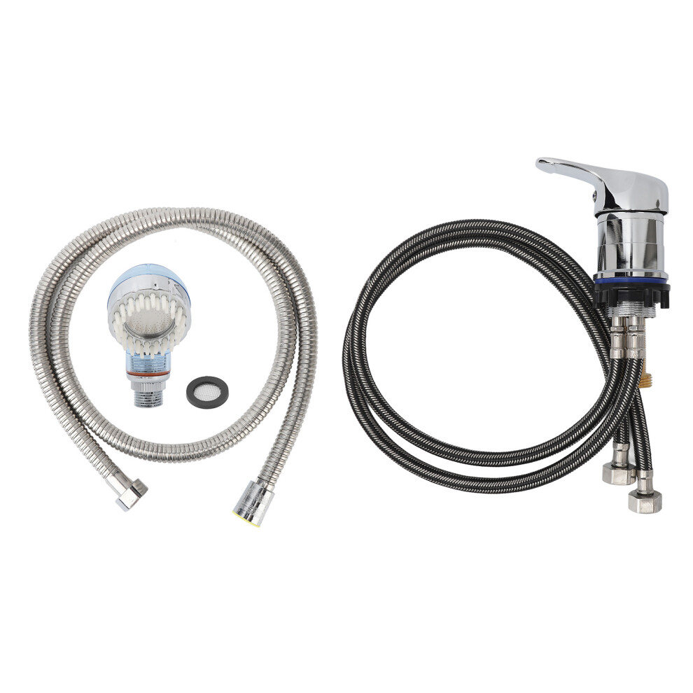 Salon Shampoo Bowl 70cm Faucet Sprayer Kit 120cm Hose Mixing Valve