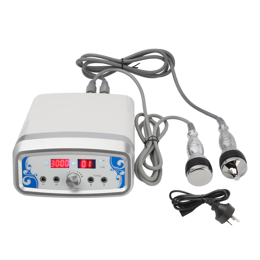 (220V AU Plug) Ultrasound Facial Lifting Machine Skin Tightening Double Probe 220V AU