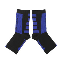 (Black and Blue) Sport-Kompressionssocken elastisch Lauf Knieschutz