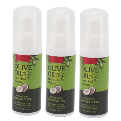 3pz Mousse Oliva Anticrespo Capelli Ricci 60ml 1