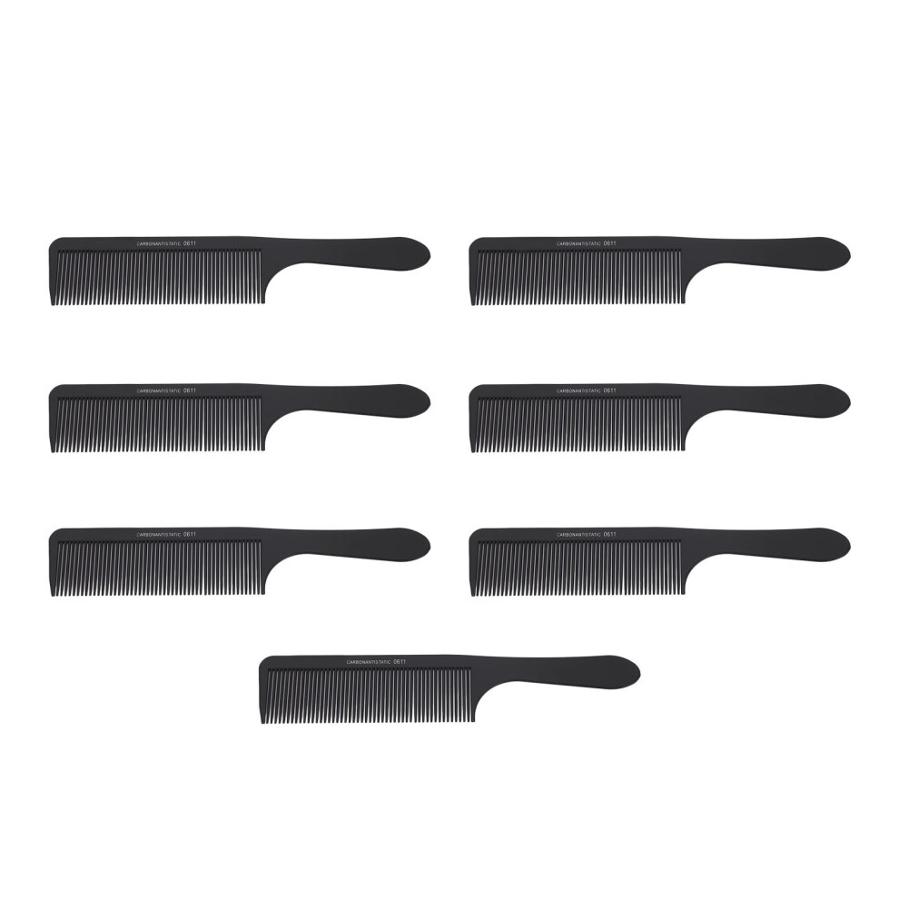 7pcs Professional Hair Comb Carbon Fiber Anti-Static