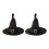 2Pcs Halloween Witch Hat Wizard Costume 1