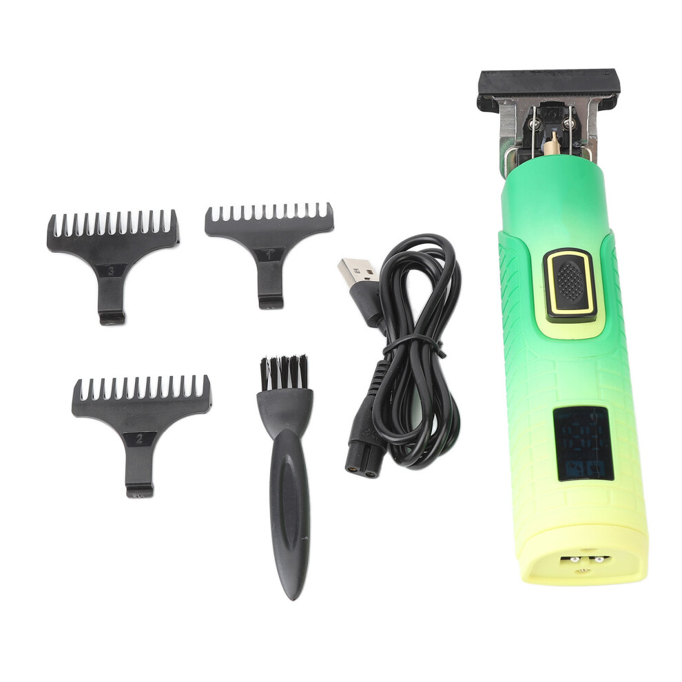 Rechargeable Hair Clipper Oil Head LCD Display