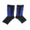 (Black and Blue) Sports Compression Socks Elastic Running Athletic Ankle Guard 5