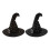 2Pcs Halloween Witch Hat Wizard Costume 2
