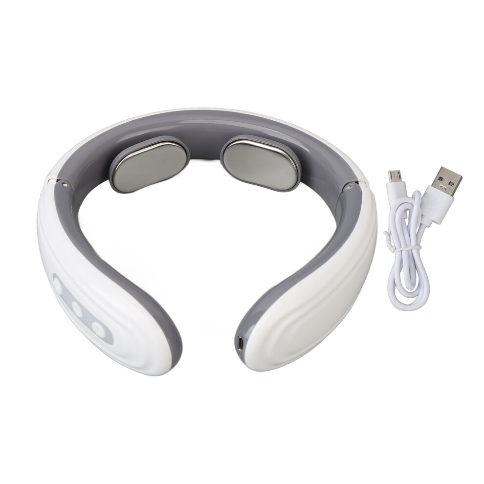 Intelligent Neck Massager Rechargeable Magnetic Pulse Hot Vibration