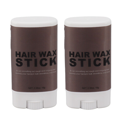2 Stück Haarpomade-Stick langanhaltend glättend 0,6oz 2