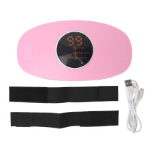 Elektrischer Taillen-Massagegurt, 3 Modi, 26 Stufen, Pink