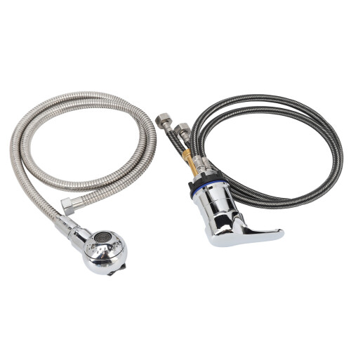 Shampoo Bowl Faucet 70cm Pipe 120cm Hose Kit 1