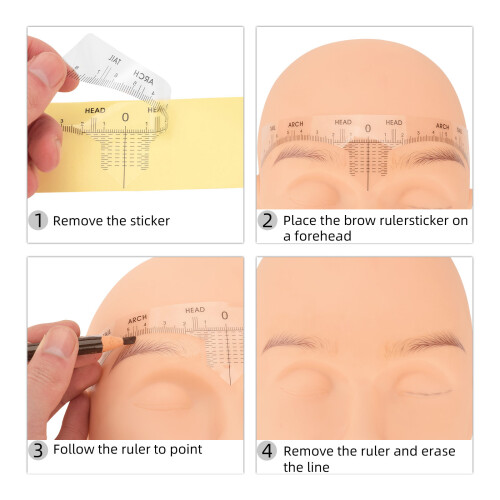 10pz Stampi Monouso Microblading Sopracciglia